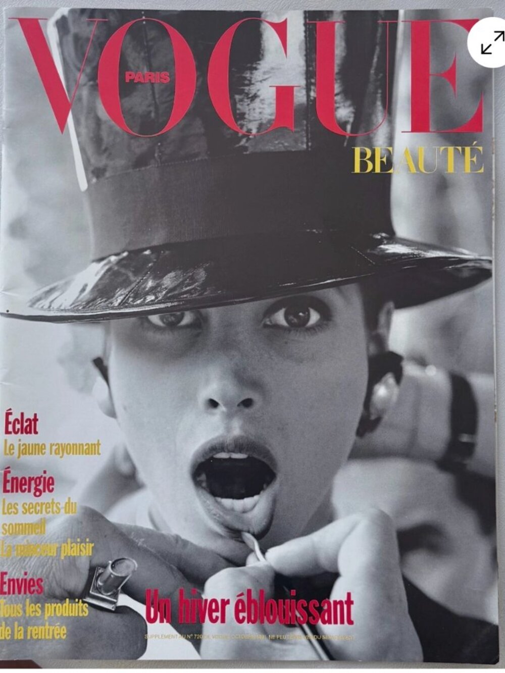 VOGUE Paris Supplement 720 October 1991 Special beauty
